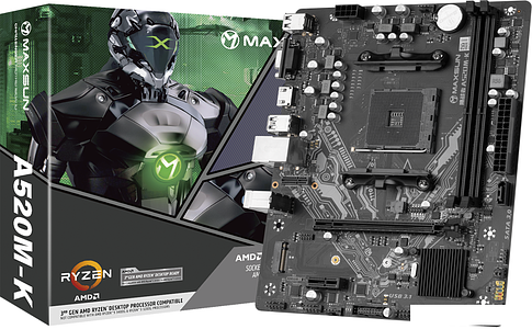 Материнская плата Maxsun Challenger A520M-K