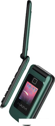 Кнопочный телефон Maxvi E8 (зеленый)