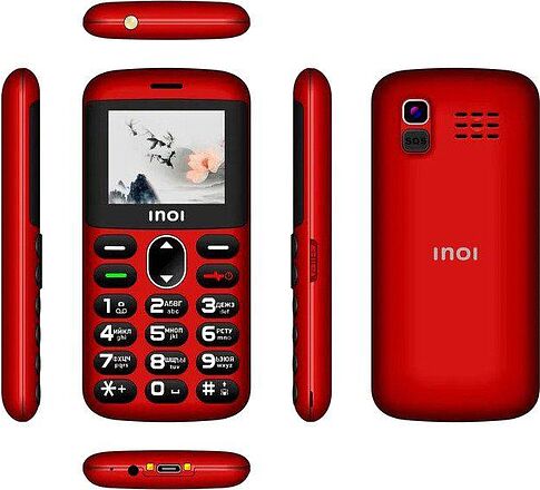 Телефон Inoi 148 Senior 4G (красный)