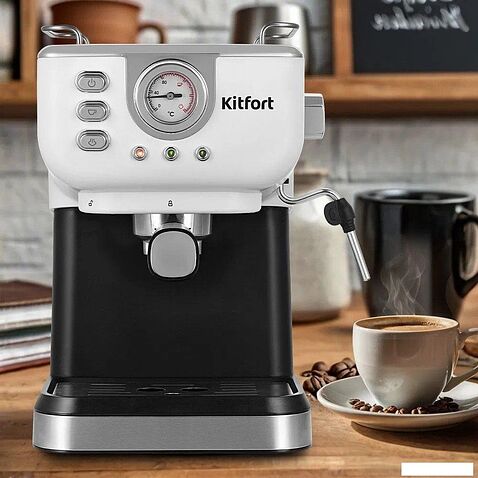 Рожковая кофеварка Kitfort KT-7506