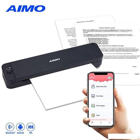 Портативный принтер Aimo P832 A4 Mobile Printer