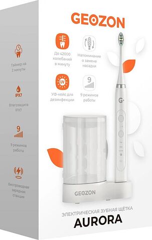 Электрическая зубная щетка Geozon Aurora G-HL08WHT