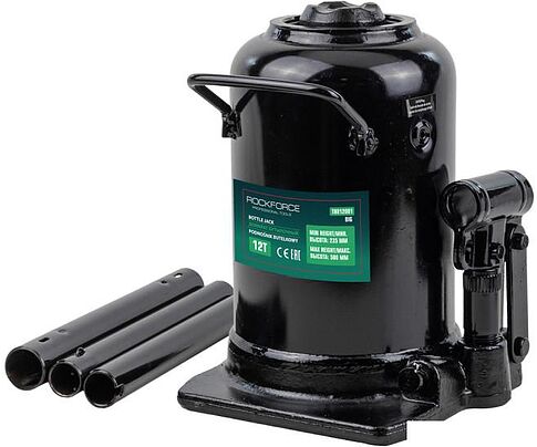 Бутылочный домкрат RockForce RF-TH812001 BIG 12т