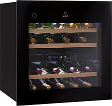 Винный шкаф LEX LWD6036BL Dual Zone PP
