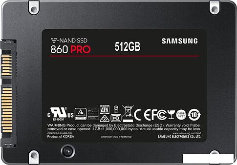 SSD Samsung 860 Pro 512GB MZ-76P512