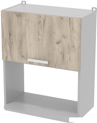 Шкаф навесной Интерлиния Компо ВШ60-720-1дг МП (дуб серый)