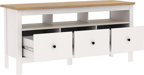 Тумба Mio Tesoro Сага 3 ящика 2.08.03.090.14 (белый/ясень)