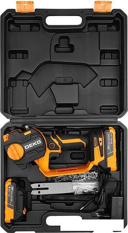 Аккумуляторная пила Deko DKCHS 20-6 (с 2-мя АКБ, кейс, инструмент)