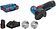 Угловая шлифмашина Bosch GWS 12V-76 Professional 06019F200B (с 2-мя АКБ, 3.0 Ah, кейс)