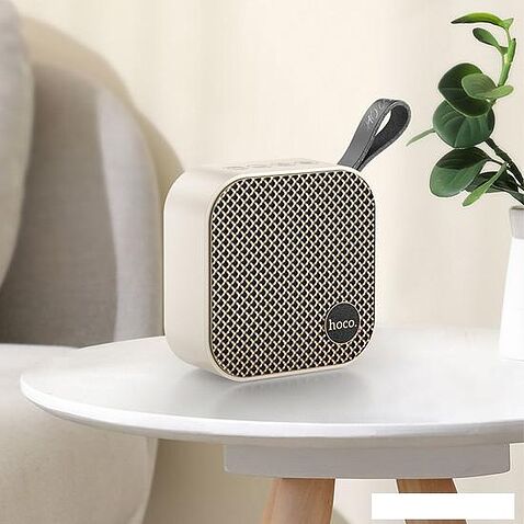 Беспроводная колонка Hoco HC22 (бежевый)