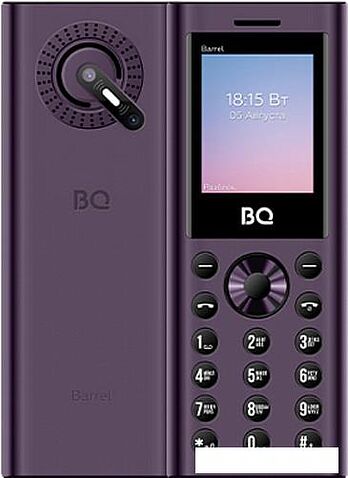Кнопочный телефон BQ-Mobile BQ-1858 Barrel (фиолетовый)