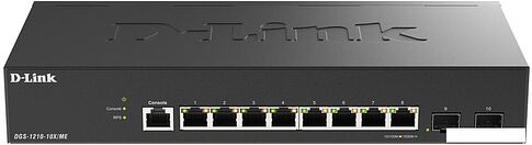 Управляемый коммутатор 2-го уровня D-Link DGS-1210-10X/ME/C1A