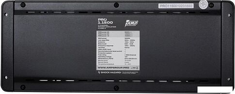 Автомобильный усилитель AMP PRO 1.1500