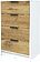 Комод Интерлиния Концепт КТ-К60 (дуб нокс/белый платинум)
