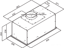 Кухонная вытяжка MAUNFELD Crosby Power 50 (черный)