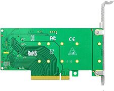 Адаптер для подключения M.2 накопителей Linkreal LRNV95N8 PCIe x8 to 2-Port M.2 NVMe Adapter Адаптер для подключения M.2 накопителей Linkreal LRNV95N8 PCIe x8 to 2-Port M.2 NVMe Adapter