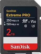 Карта памяти SanDisk Extreme PRO SDXC SDSDXXD-2T00-GN4IN 2TB Карта памяти SanDisk Extreme PRO SDXC SDSDXXD-2T00-GN4IN 2TB