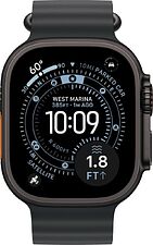 Умные часы Apple Watch Ultra 3 LTE 49 мм (титановый корпус, черный/черный, ремешок из эластомера)