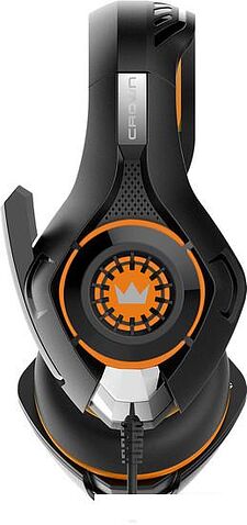 Наушники с микрофоном CrownMicro CMGH-102T USB (оранжевый)