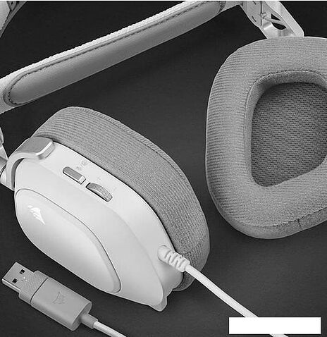 Наушники Corsair HS80 RGB USB (белый)