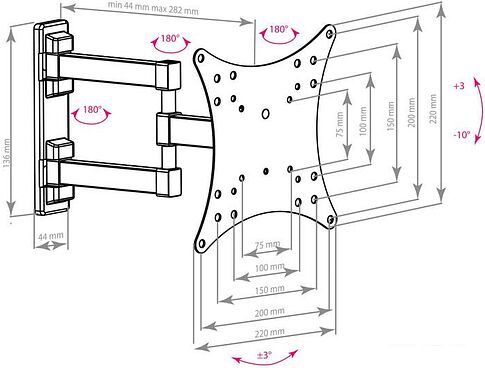 Кронштейн Arm Media MARS-4