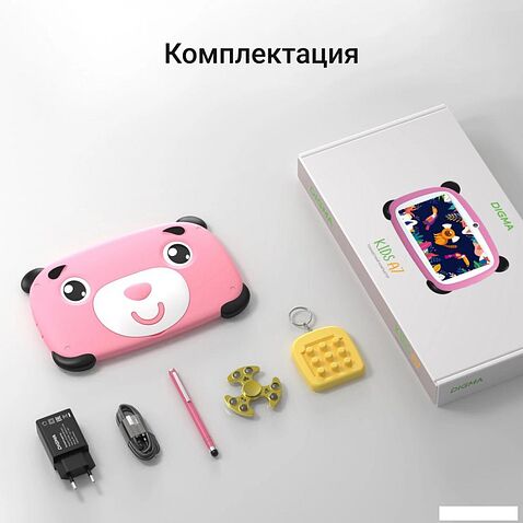 Детский планшет Digma Kids A7 2GB/32GB (розовый)
