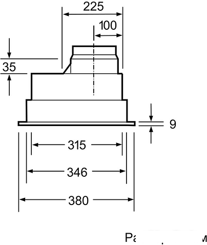Кухонная вытяжка Bosch DHL555BL