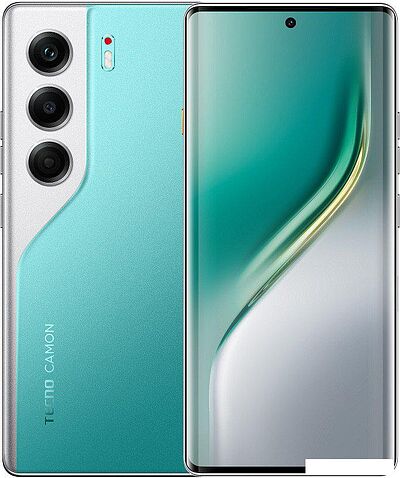 Телефон Tecno Camon 40 Pro 5G 8GB/256GB (морской зеленый)