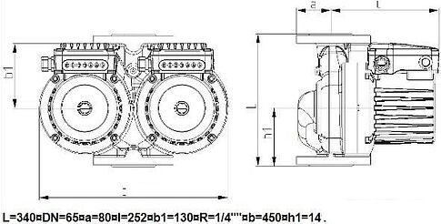 Циркуляционный насос IMP Pumps GHNDbasic II 65-120F