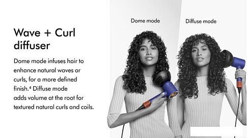 Фен Dyson HD16 Supersonic Nural (синий/топаз)