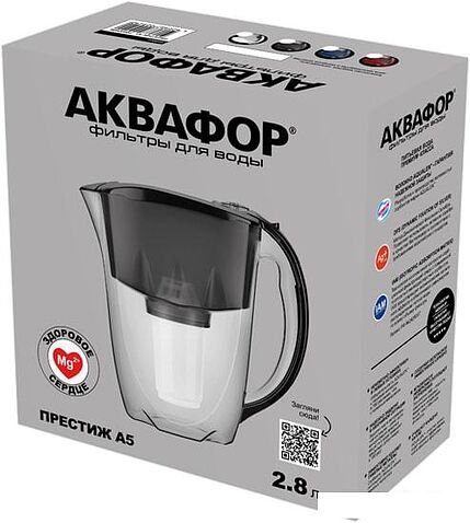 Кувшин АКВАФОР Престиж A5 (черный)