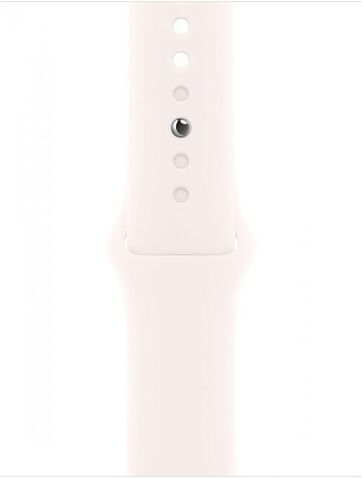 Умные часы Apple Watch Series 10 42 мм (алюминиевый корпус, розовое золото/легкие румяна, спортивный силиконовый ремешок S/M)