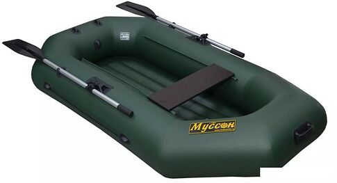 Моторно-гребная лодка Муссон S-230 НД (зеленый)