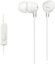 Наушники с микрофоном Sony MDR-EX15AP (белый)