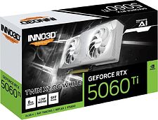 Видеокарта Inno3D GeForce RTX 5060 Ti 8GB Twin X2 OC White N506T2-08D7X-193075W Видеокарта Inno3D GeForce RTX 5060 Ti 8GB Twin X2 OC White N506T2-08D7X-193075W
