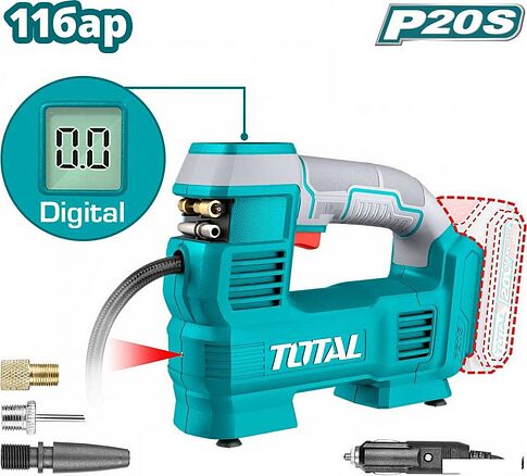 Автомобильный компрессор Total TACLI2012 (без АКБ)