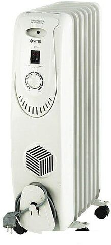 Масляный радиатор Vitek VT-1704 W