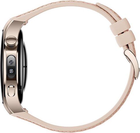 Умные часы Huawei Watch 5 42 мм (песочный, с бежевым силиконовым ремешком, международная версия)