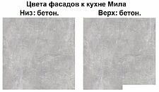 Готовая кухня Интерлиния Мила Лайт 1.7 (бетон-бетон-кастилло темный) Готовая кухня Интерлиния Мила Лайт 1.7 (бетон-бетон-кастилло темный)