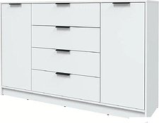 Тумба Интерлиния Концепт КТ-Т160 (белый платинум/белый платинум)