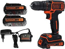 Дрель-шуруповерт Black & Decker BDCDC18B (с 2-мя АКБ, без кейса) Дрель-шуруповерт Black & Decker BDCDC18B (с 2-мя АКБ, без кейса)