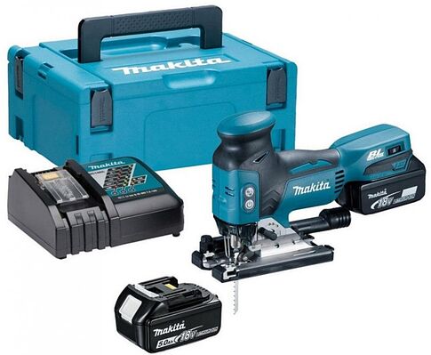 Электролобзик Makita DJV181RTJ (с 2-мя АКБ, кейс)