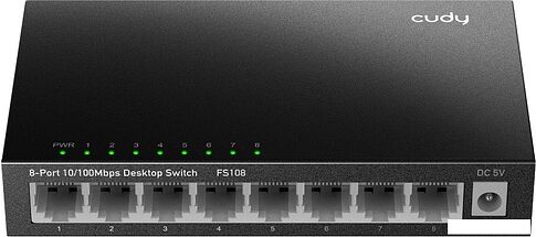 Неуправляемый коммутатор Cudy FS108 3.0