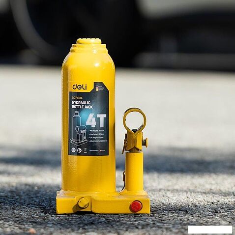 Бутылочный домкрат Deli DQ71004 4т