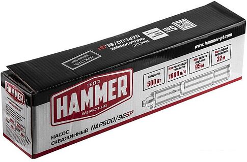 Скважинный насос Hammer NAP500/95SP