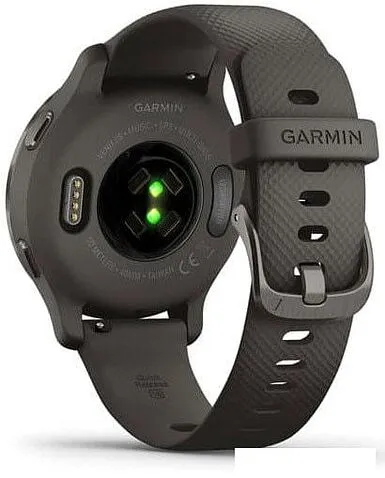 Умные часы Garmin Venu 2S (сланцевая нержавеющая сталь/черный)