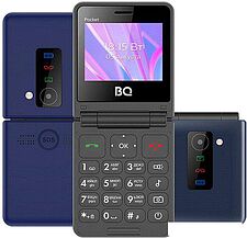 Кнопочный телефон BQ BQ-2456 Pocket (синий) Кнопочный телефон BQ BQ-2456 Pocket (синий)