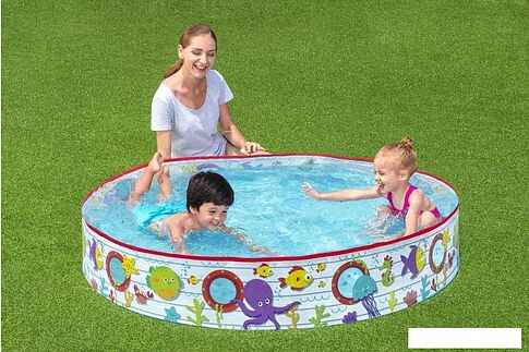 Каркасный бассейн Bestway С иллюминаторами 55029 (152х25)