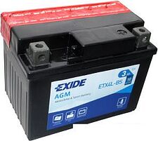 Мотоциклетный аккумулятор Exide ETX4L-BS (3 А·ч) Мотоциклетный аккумулятор Exide ETX4L-BS (3 А·ч)