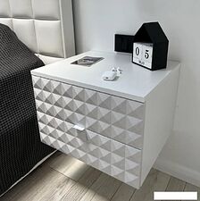 Тумба Shtabe Simple 7002 эко (травертин/белый)